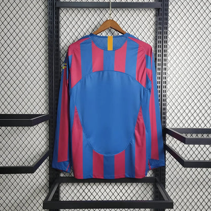 Barca 2005 UCL Home Shirt L/S