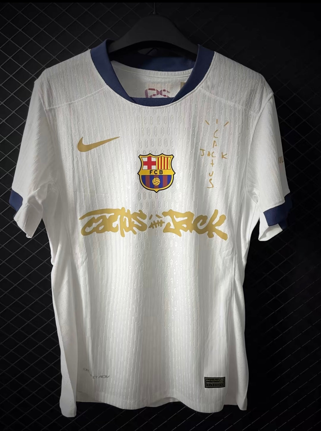 Fc Barcelona X Travis Scott White Jersey 24/25