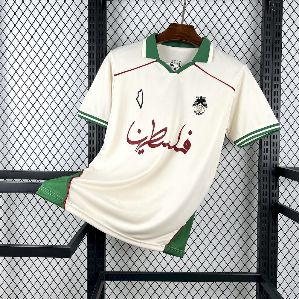 Palestine White & Green Shirt