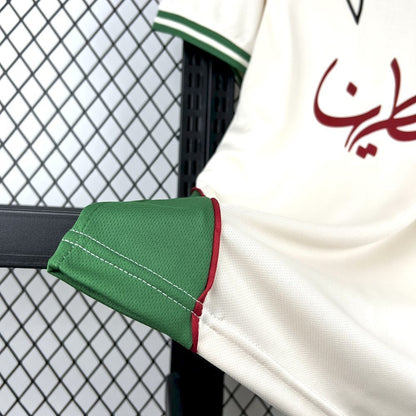 Palestine White & Green Shirt