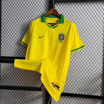 Brazil 97/98 Home Retro Shirt