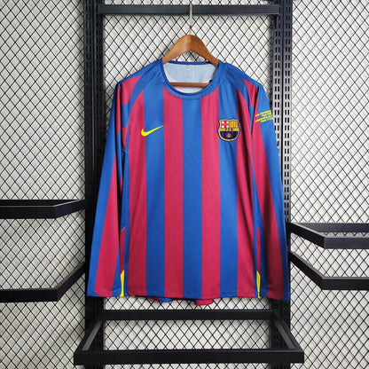 Barca 2005 UCL Home Shirt L/S