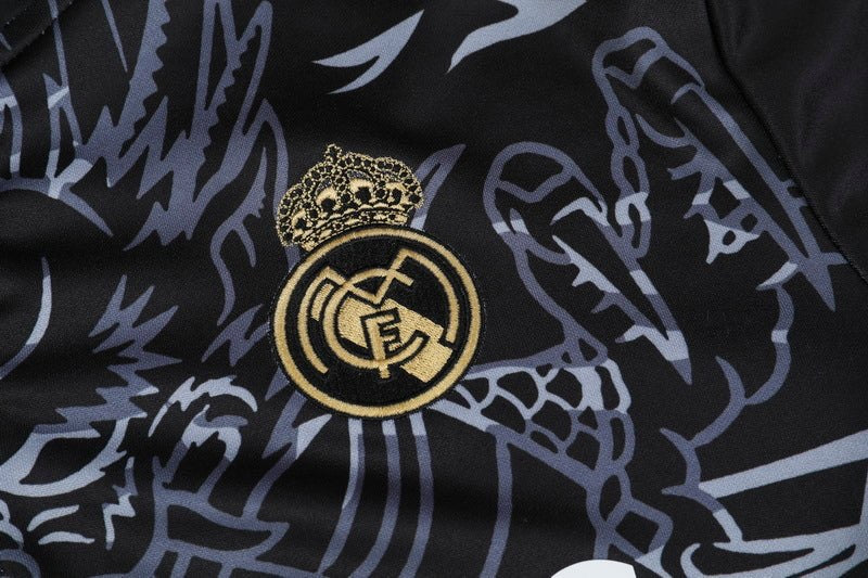 Real Madrid Black Dragon Tracksuit 24/25