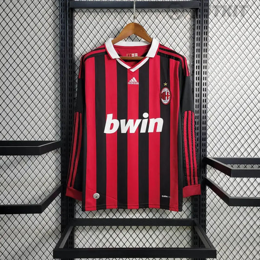 AC Milan 09/10 Retro Long Sleeve Shirt