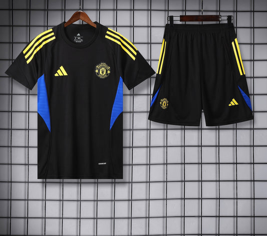 Manchester United Black Shorts Set