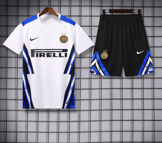 Inter Milan White Shorts Set